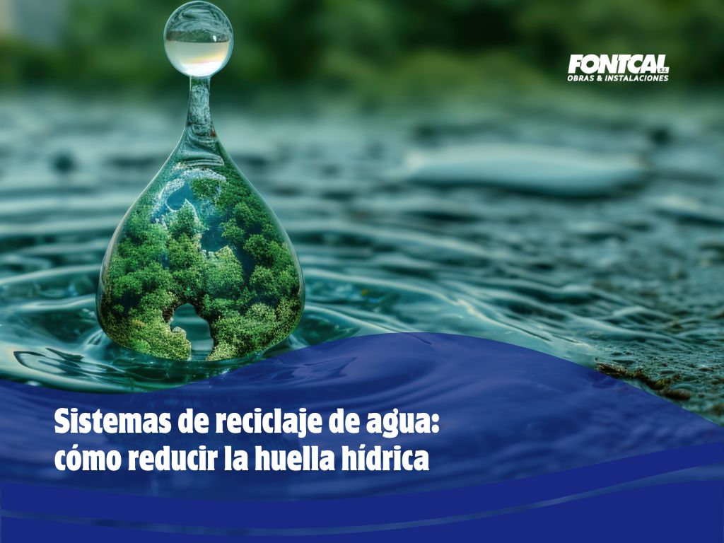 Descubre cómo los sistemas de reciclaje de agua pueden reducir tu huella hídrica,  reutilizando agua de manera eficiente.